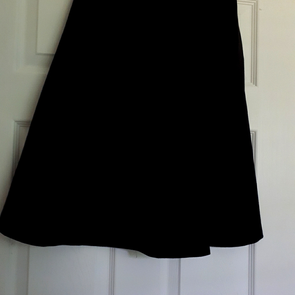 Black Velvet GAP Skirt with a Crystal Jewel